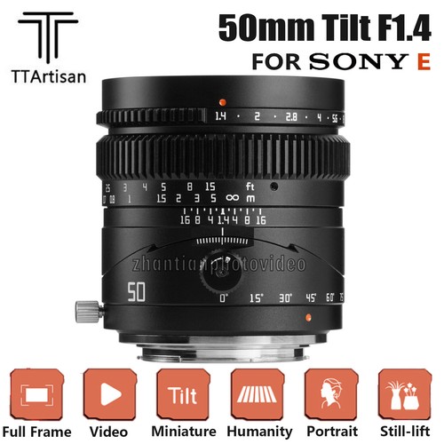 Ttartisan tilt 50mm full - ttartisan, f1.4